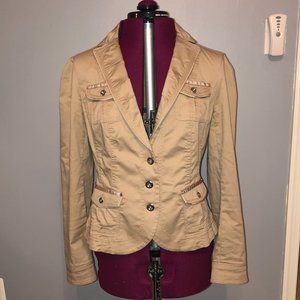 WHBM Cotton/Polyester Blazer - Size 8